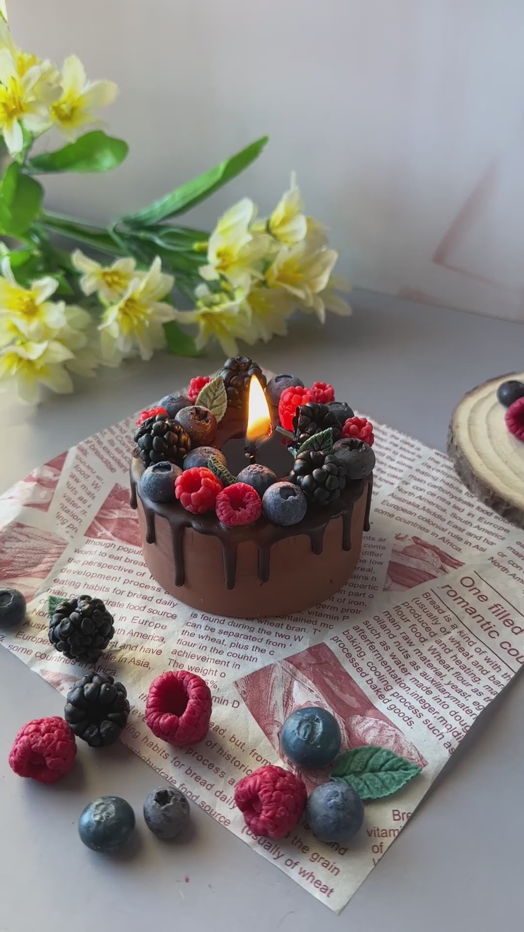 Barries Cake Candle