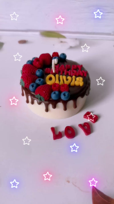 Personalized Berry Bliss Candle
