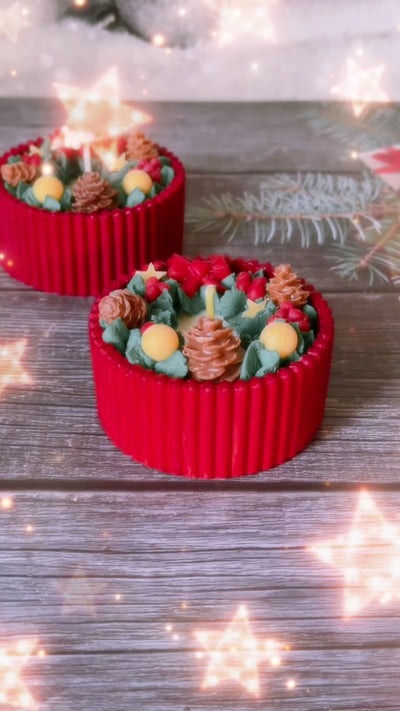 Xmas Wreath Scented Candle