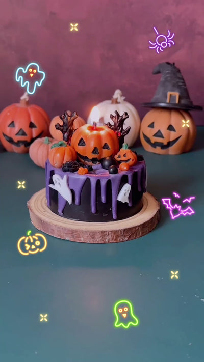 Spooky Pumpkins Candle