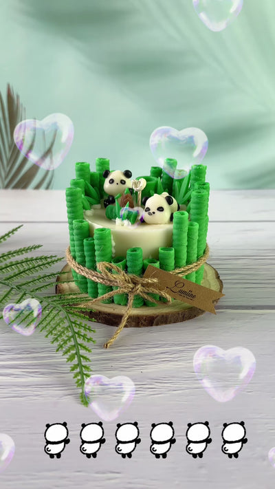 Panda Playtime Candle