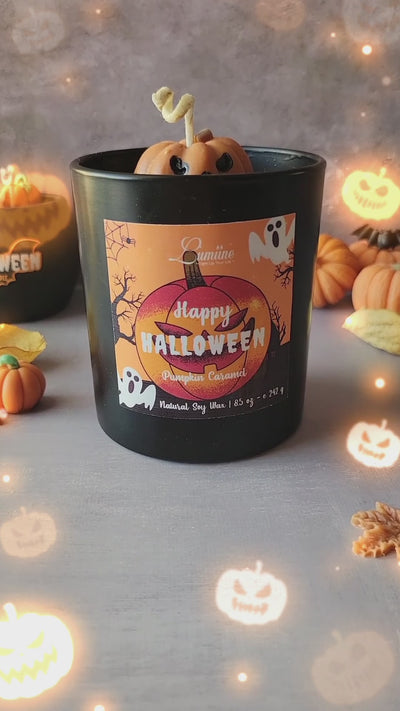 Spooky Pumpkin Candle 🎃
