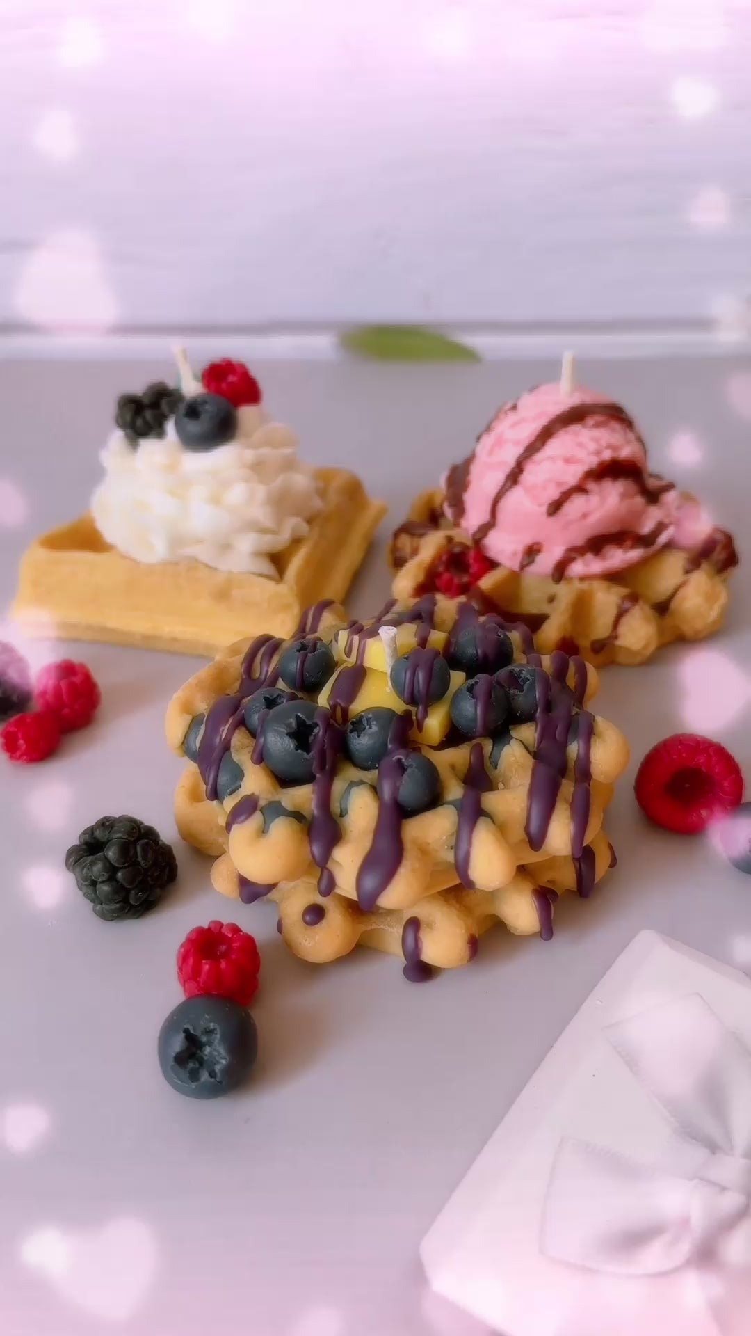 Waffle Candles 🧇
