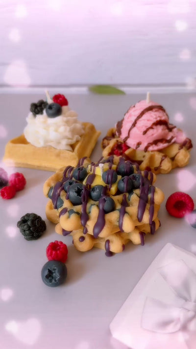 Waffle Candles 🧇
