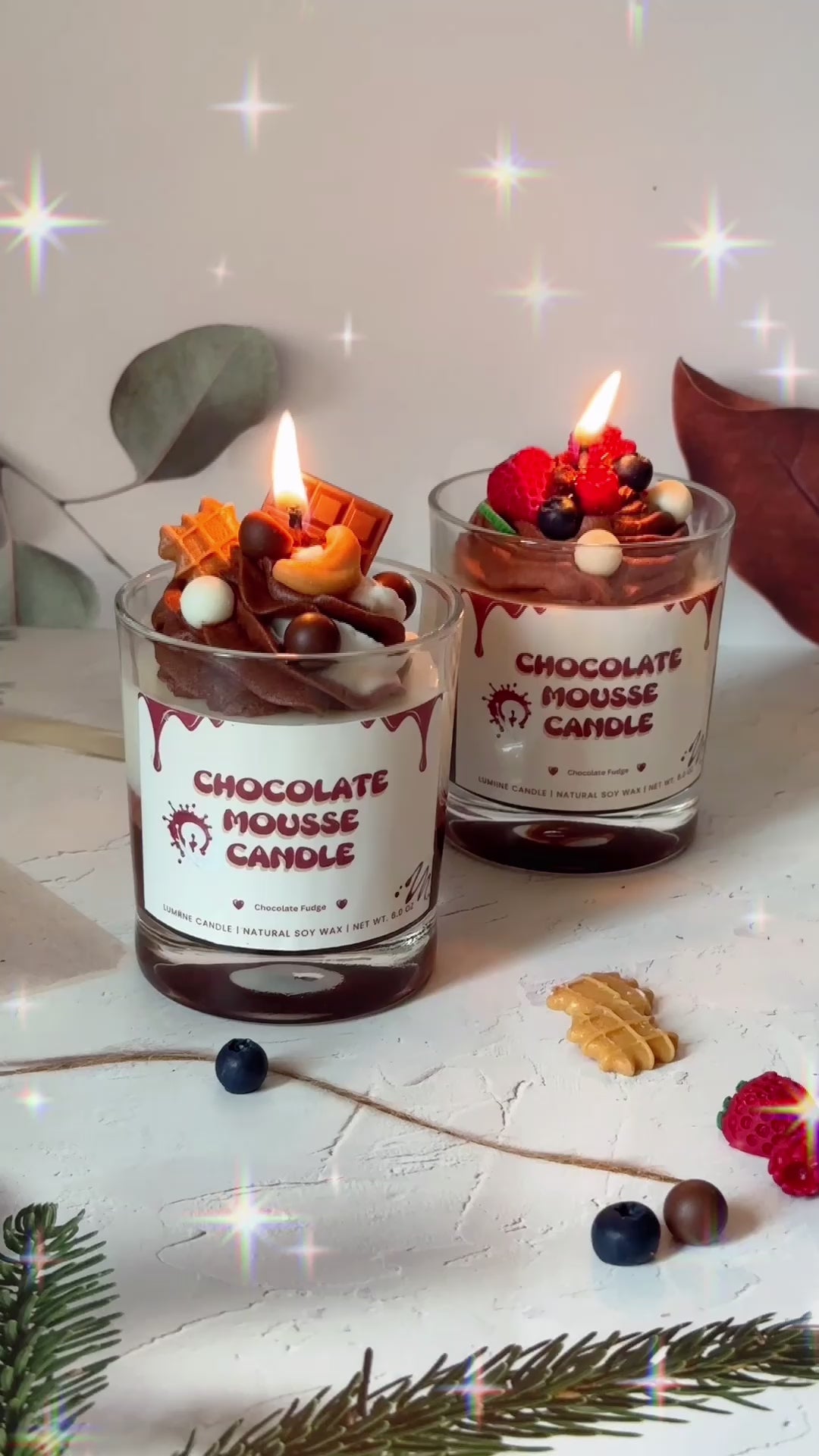 Chocolate Mousse Candles