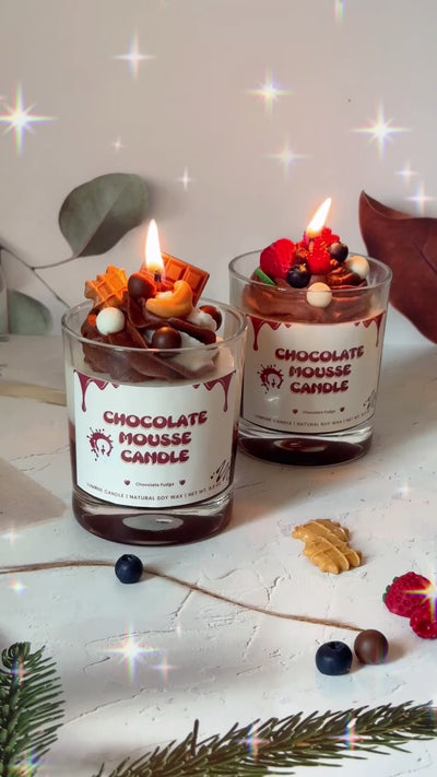 Chocolate Mousse Candles