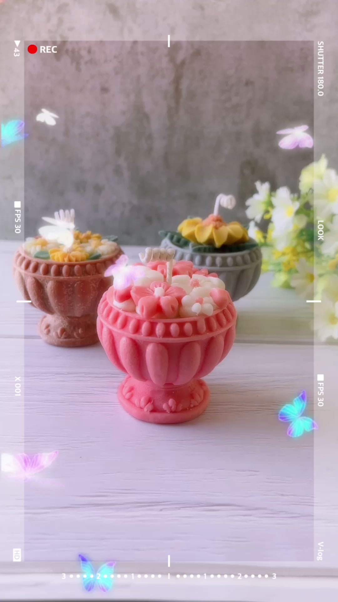 Blossom Flowers Candle 💐