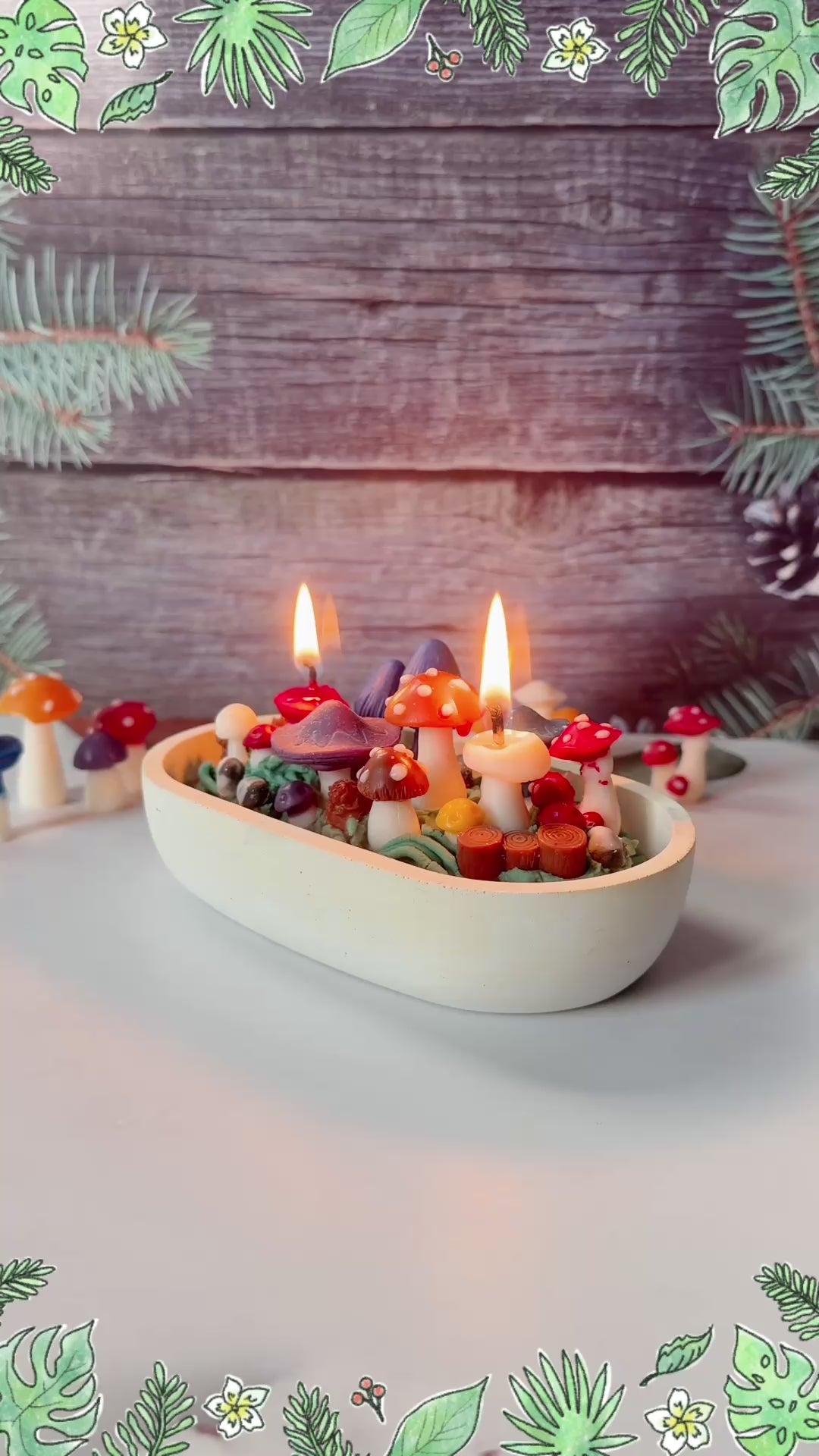 Enchanted Woodland Fungi Candle