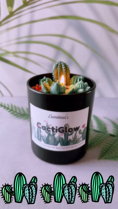 Cacti Glow Candle 🌵