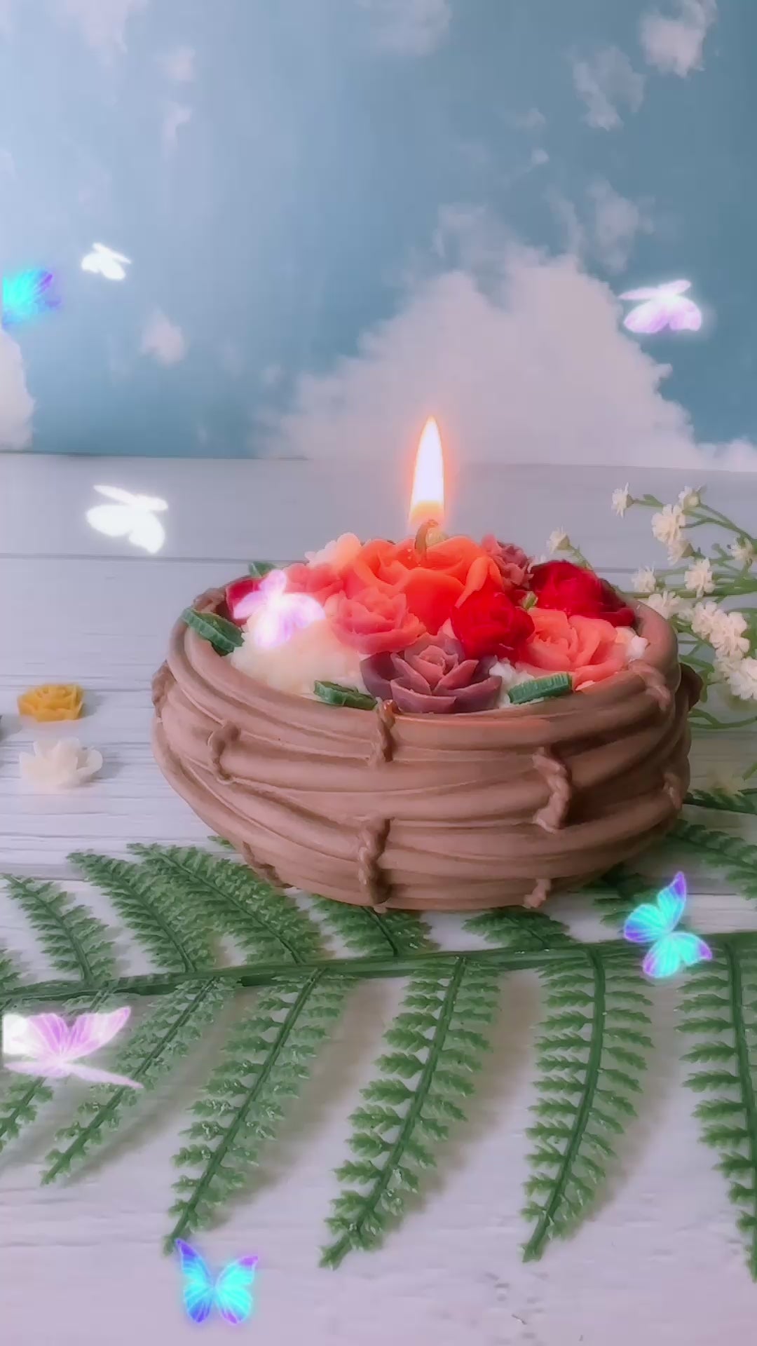 Rose Blossom Candle 💐