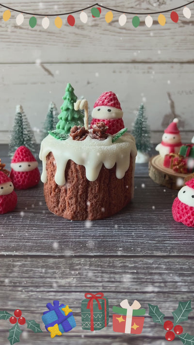 Winter Collection - Little Strawberry-man 🍓 Scented Candle