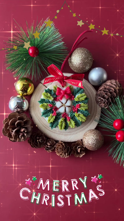 Scented Wax Sachet_Christmas Wreath | Air Freshener