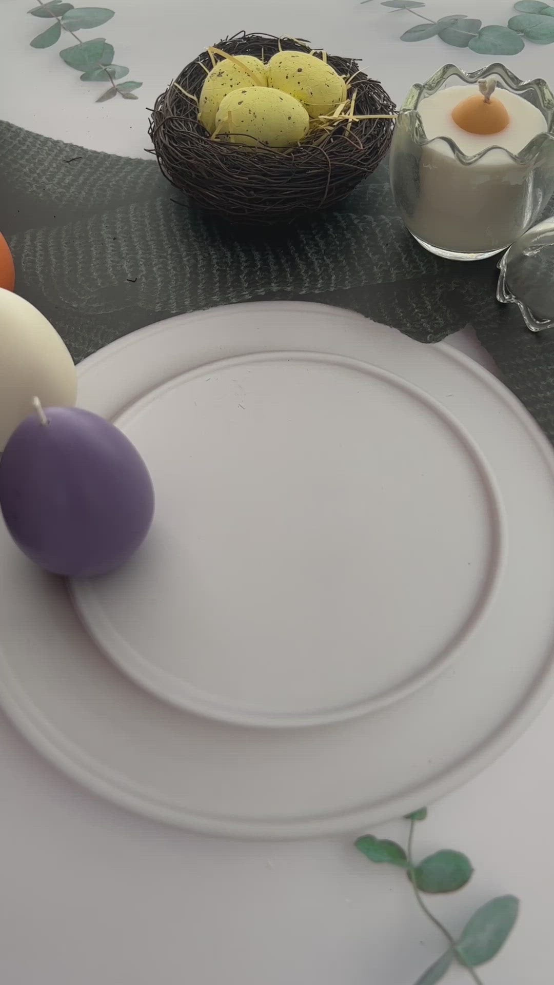 Egg Candles (Set of 4)