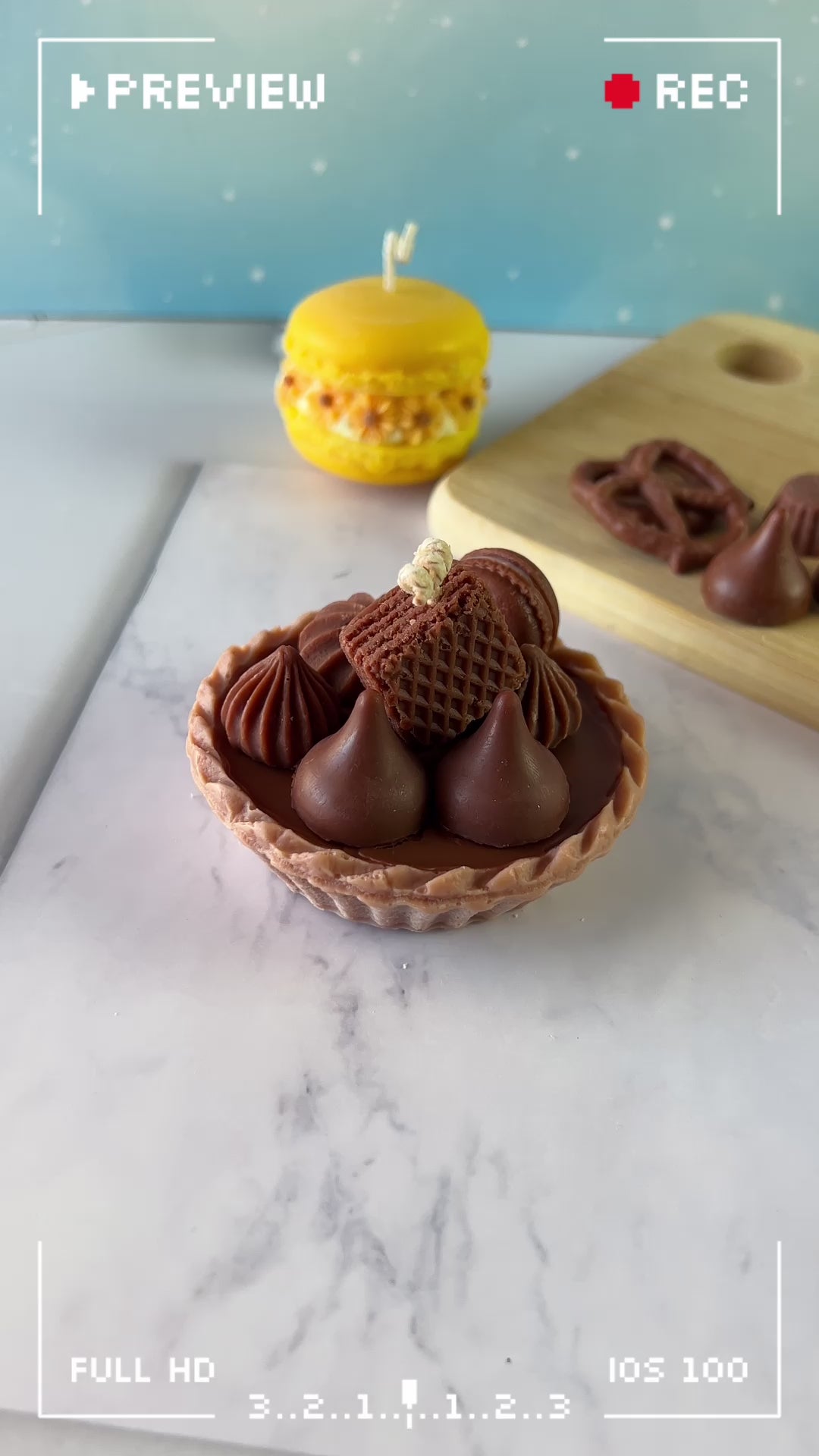 Chocolate Tart Candle
