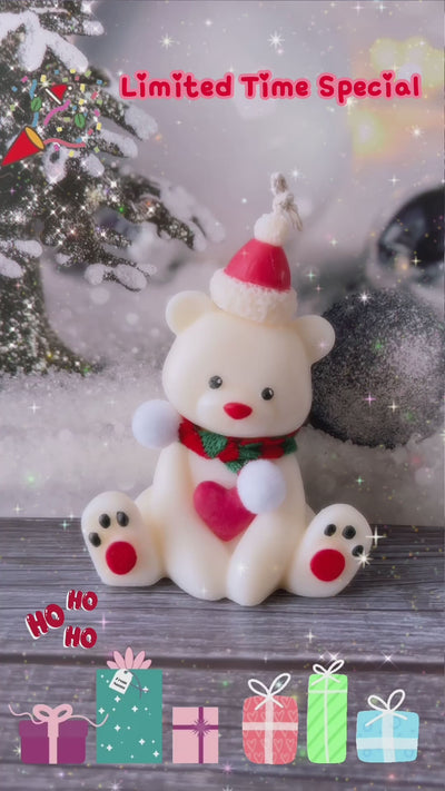 Lovely Christmas Bear Scented Candle 🐻