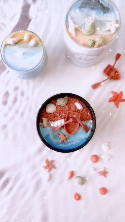 Ocean Breeze Scented Candle 🛶 ~ 🌱 Refillable 🌱