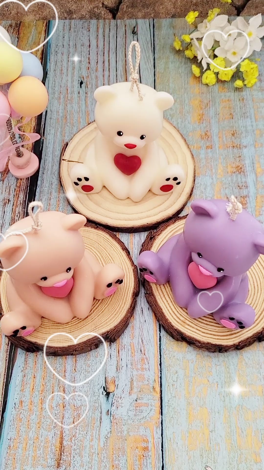 Teddy Bear Candle 🧸