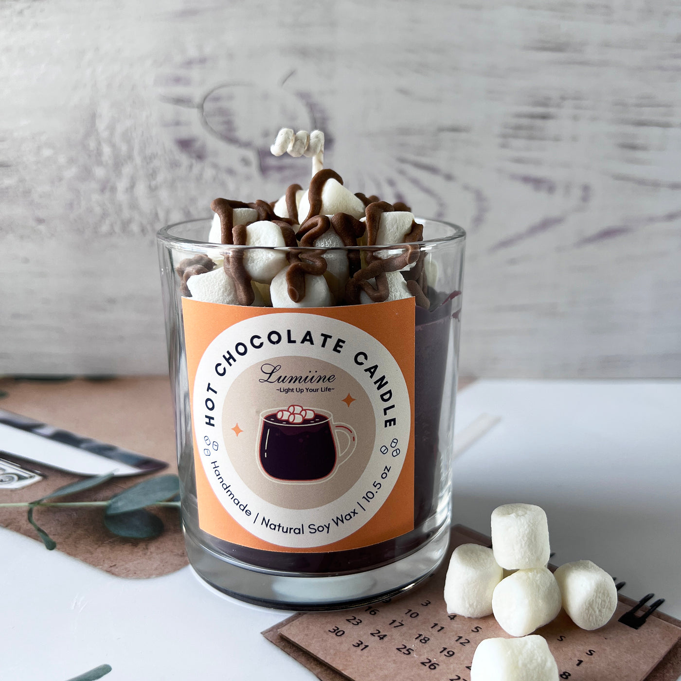 Rich Hot Chocolate Scented Candle ~ 🌱 Refillable 🌱