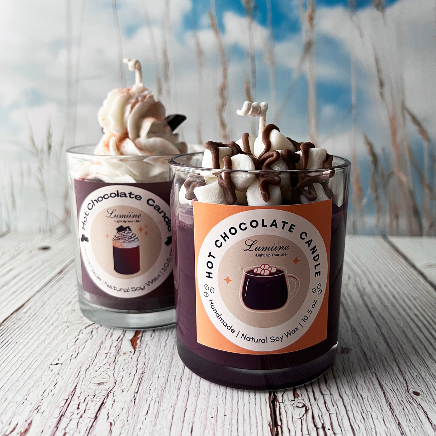 Rich Hot Chocolate Scented Candle ~ 🌱 Refillable 🌱