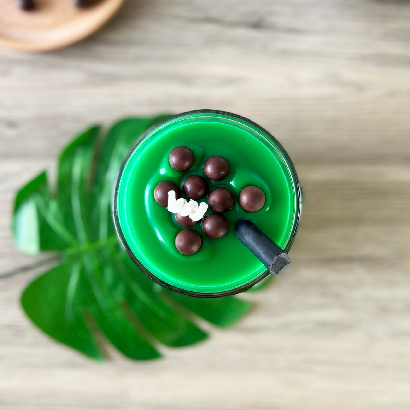 Matcha Bubble Tea Scented Candle ~ 🌱 Refillable 🌱