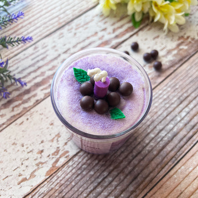 Taro Bubble Milk Tea Scented Candle ~ 🌱 Refillable 🌱