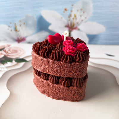 Chocolate Love Cake Candle