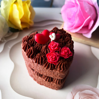 Chocolate Love Cake Candle