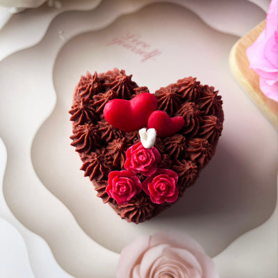 Chocolate Love Cake Candle