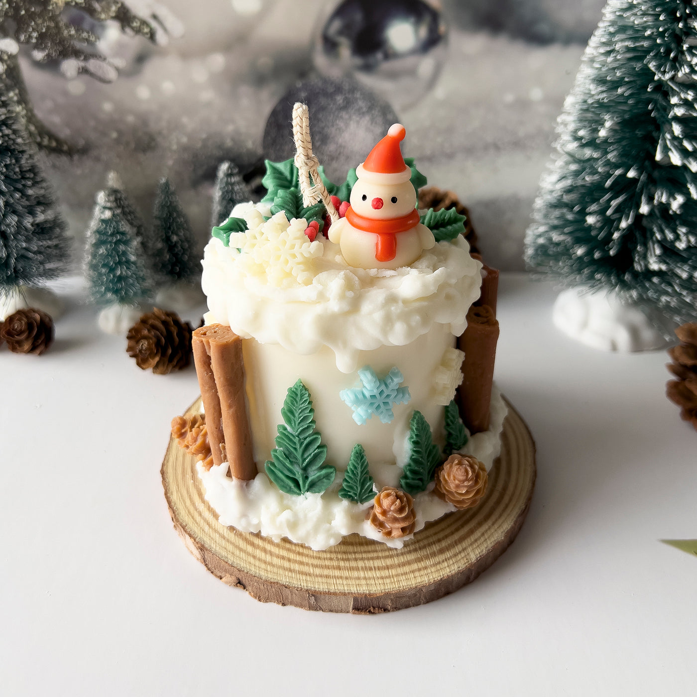 White Christmas Scented Candle ☃️