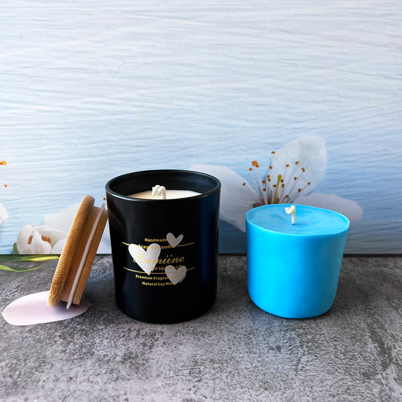 Candle Gift Set | 🌱 Refillable Candle ~ Black 🌱