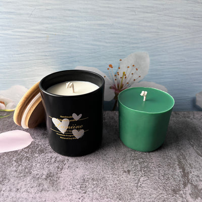 Candle Gift Set | 🌱 Refillable Candle ~ Black 🌱