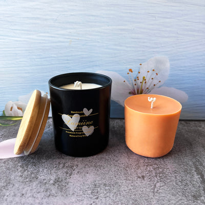 Candle Gift Set | 🌱 Refillable Candle ~ Black 🌱