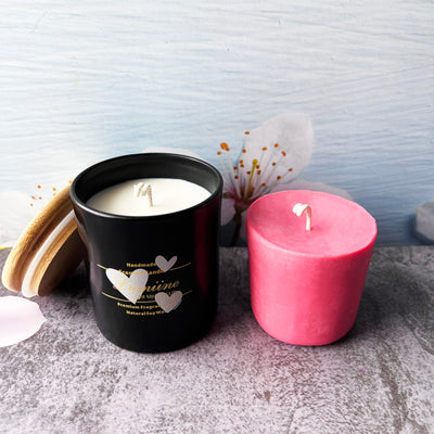 Candle Gift Set | 🌱 Refillable Candle ~ Black 🌱