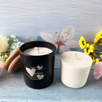 Candle Gift Set | 🌱 Refillable Candle ~ Black 🌱