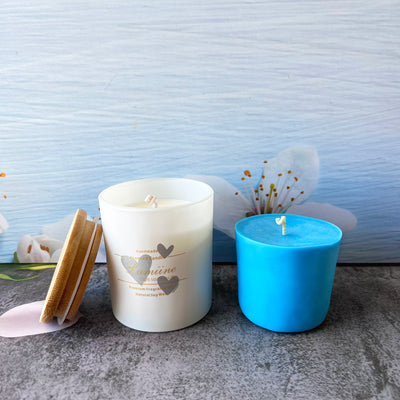 Candle Gift Set ~ 🌱 Refillable Candle | White 🌱