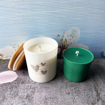 Candle Gift Set ~ 🌱 Refillable Candle | White 🌱