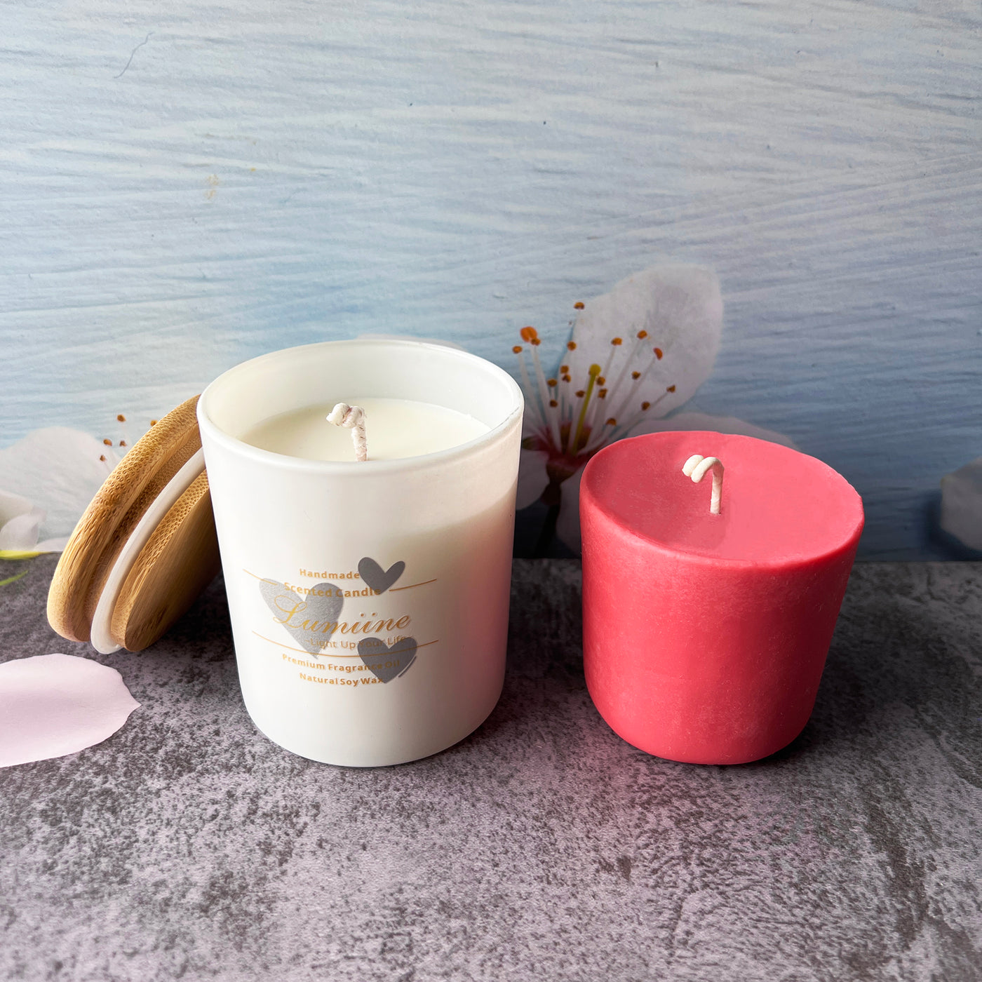 Candle Gift Set ~ 🌱 Refillable Candle | White 🌱