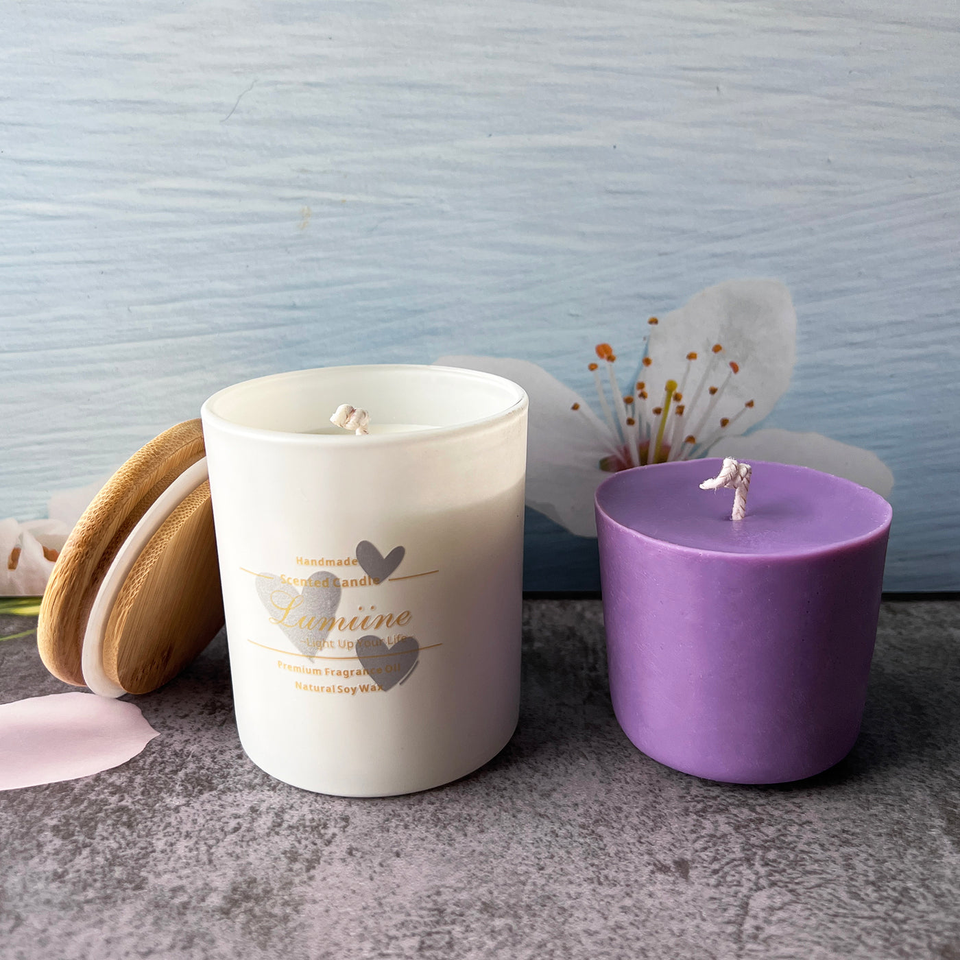 Candle Gift Set ~ 🌱 Refillable Candle | White 🌱