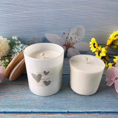 Candle Gift Set ~ 🌱 Refillable Candle | White 🌱