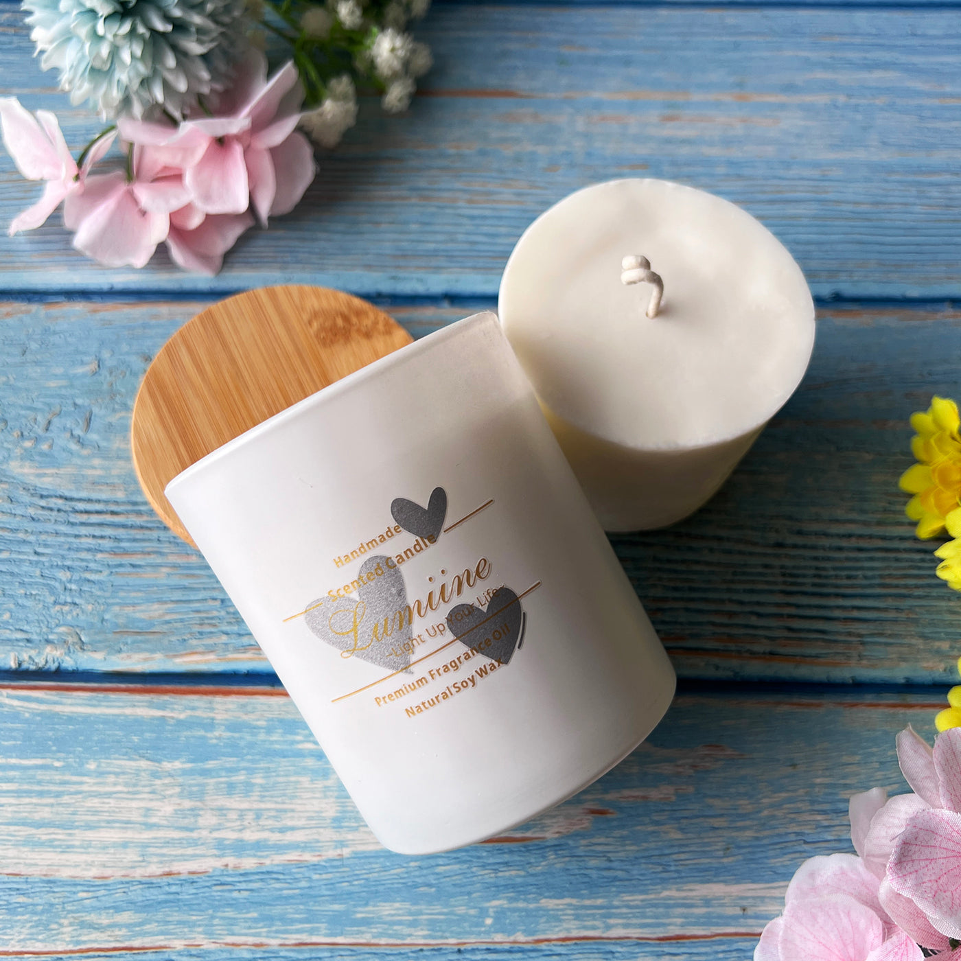 Candle Gift Set ~ 🌱 Refillable Candle | White 🌱