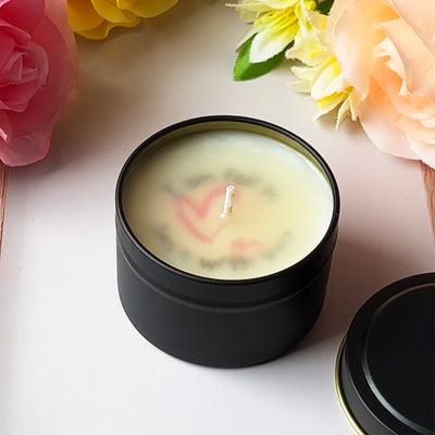 Customized Secret Message Candle
