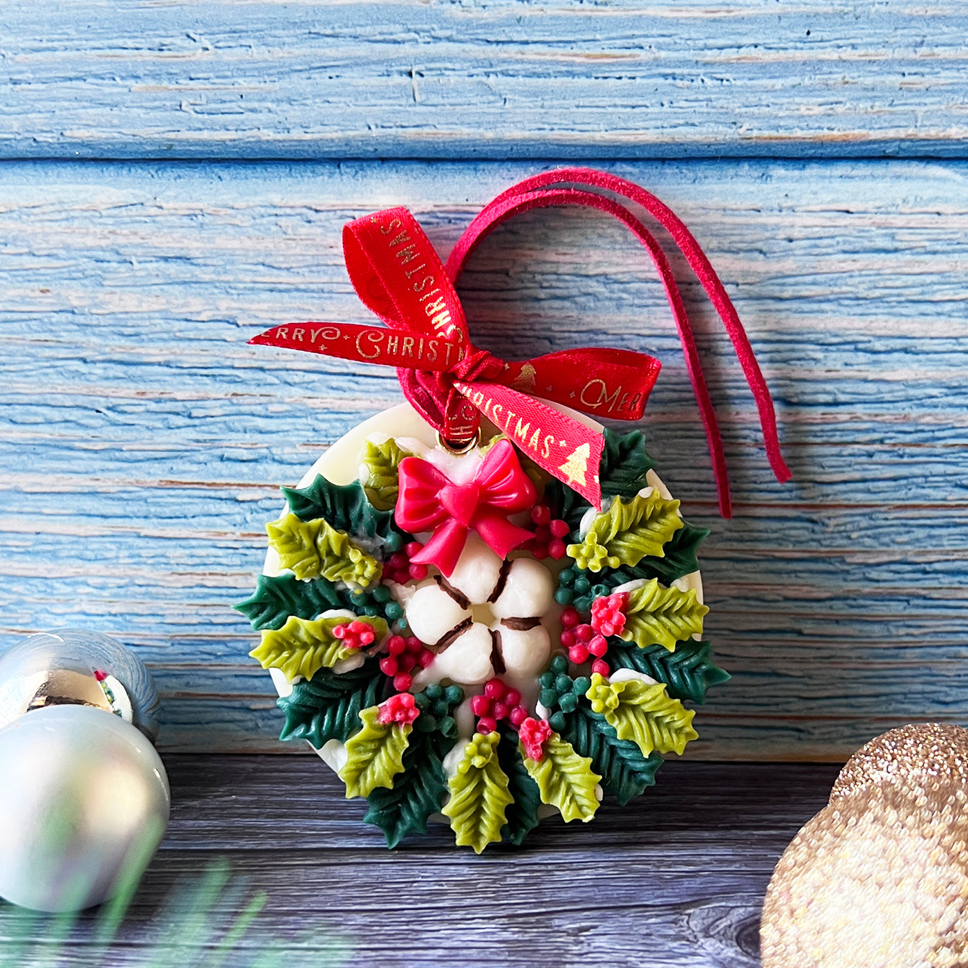 Scented Wax Sachet_Christmas Wreath | Air Freshener