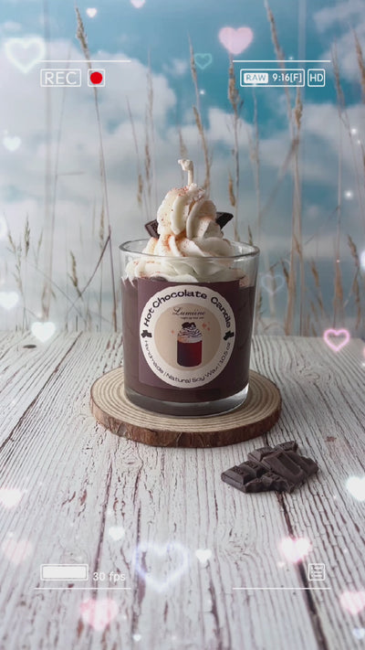 Rich Hot Chocolate Scented Candle ~ 🌱 Refillable 🌱